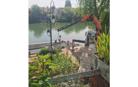 Notre ponton est réparé !